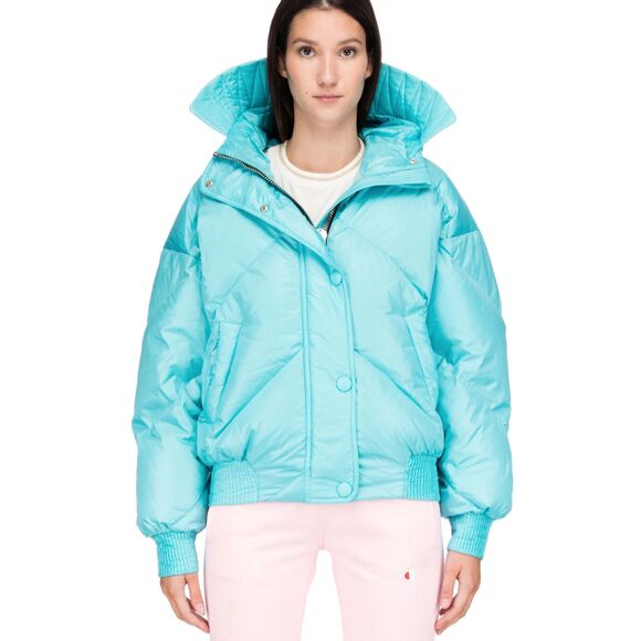 IENKI IENKI Dunlope Puffer Jacket Sky Blue Sz Medium‎ - Picture 1 of 7
